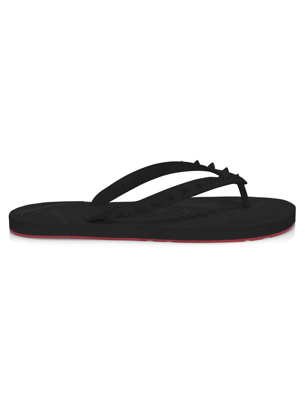 

Шлепанцы Loubi Spike Christian Louboutin, черный