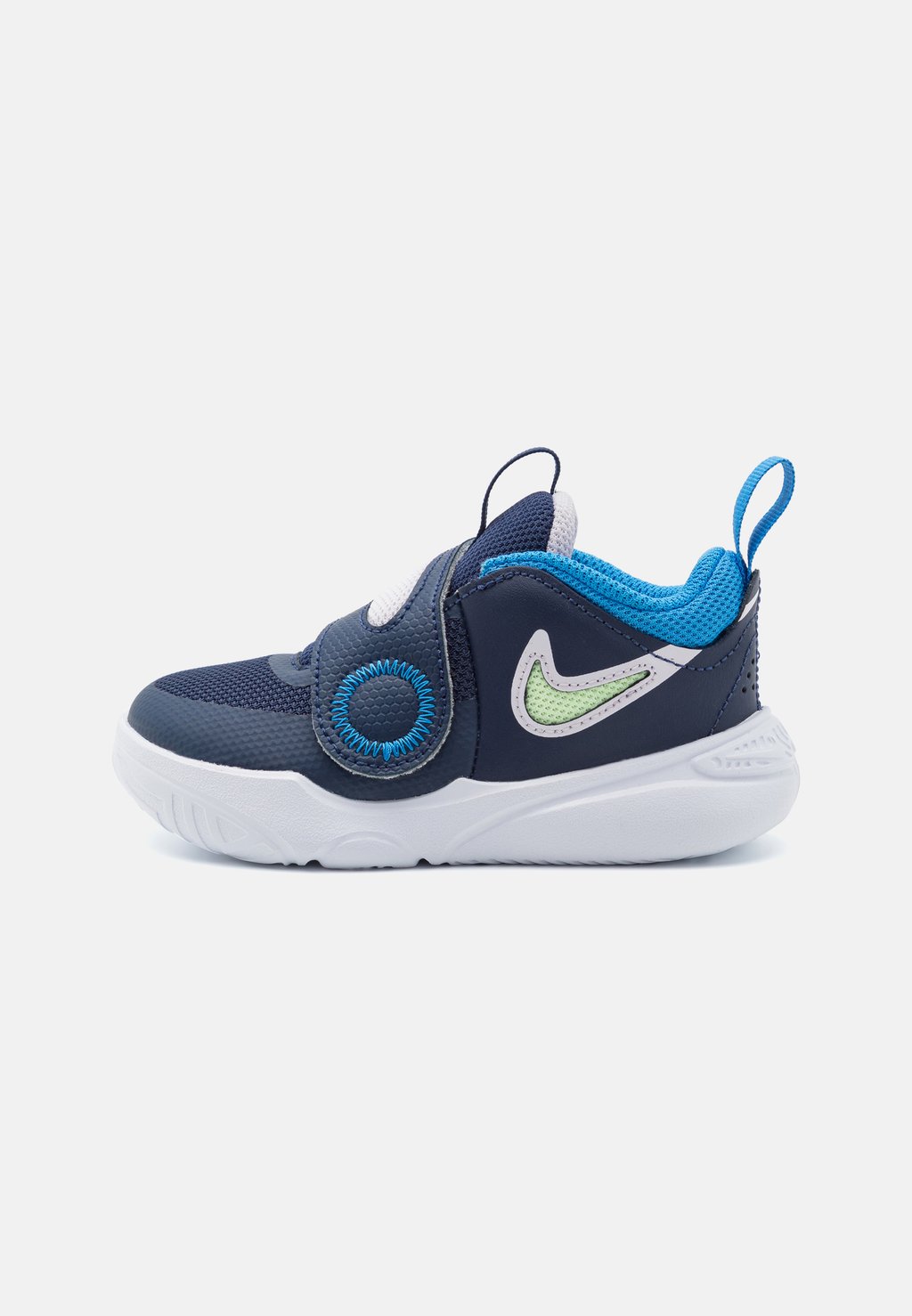 

Баскетбольные кроссовки TEAM HUSTLE UNISEX Nike, цвет midnight navy/barely volt/light photo blue