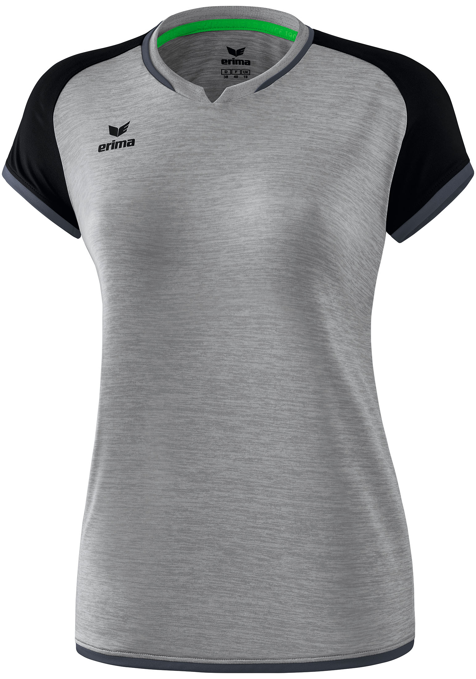 Спортивная футболка erima Zenari 3.0 Tanktop, серый меланж/черный/темно серый