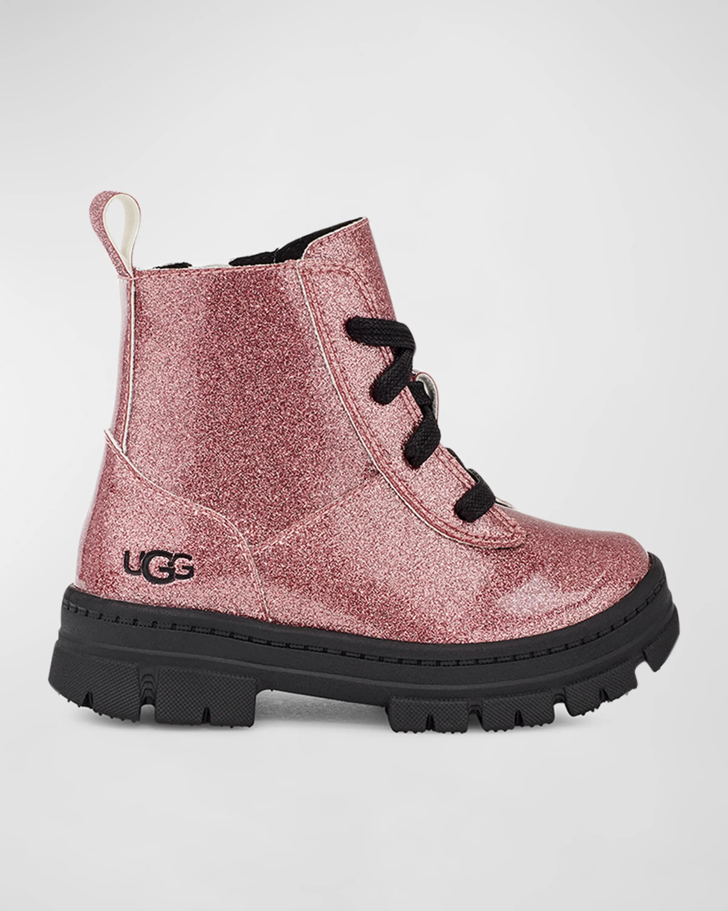 

Блестящие ботинки Ashton для девочек, для малышей/малышей Ugg, цвет Glitter Pink