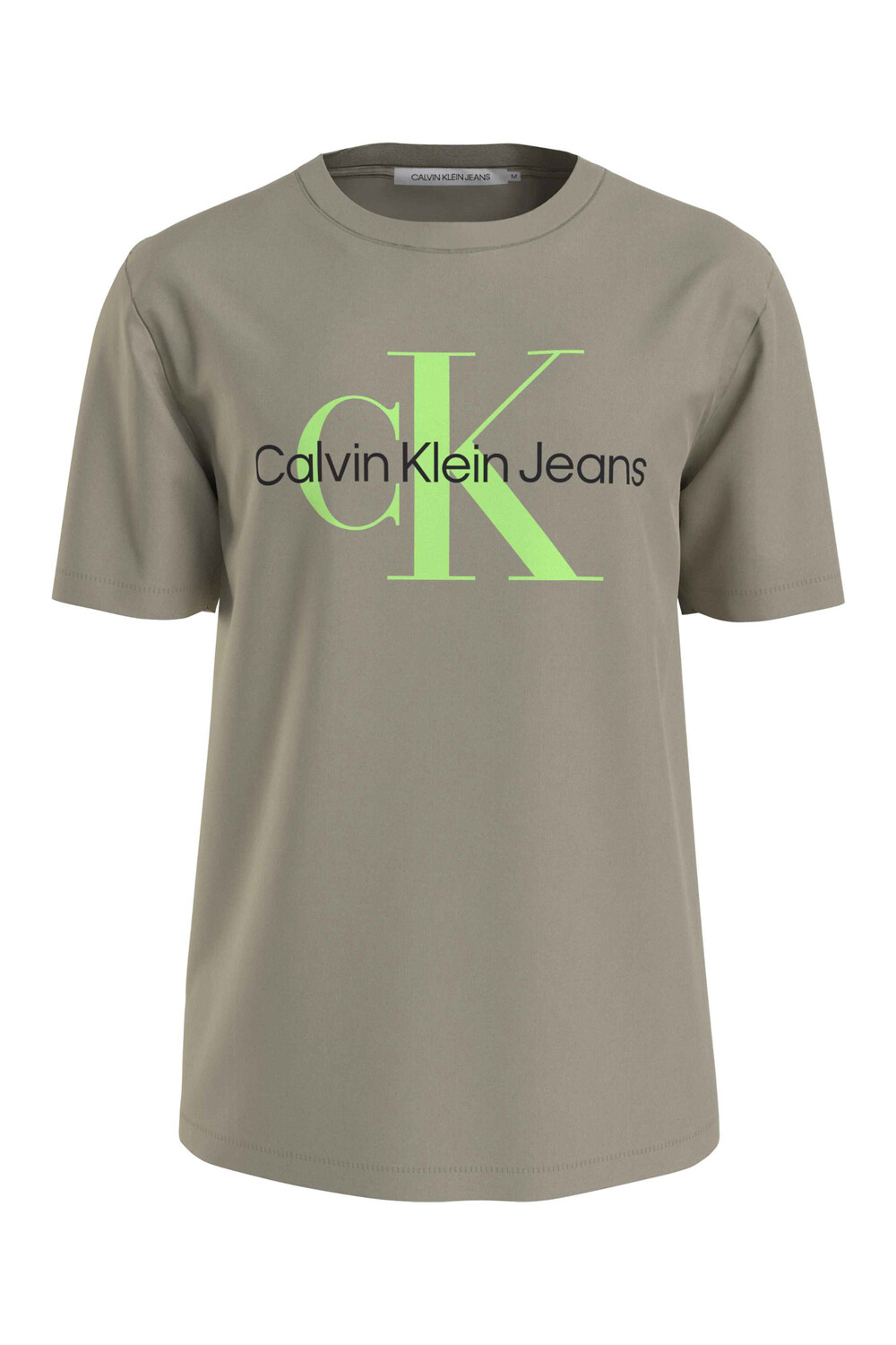 

Футболка Мужская Plaza Taupe/Acid Light Calvin Klein, коричневый