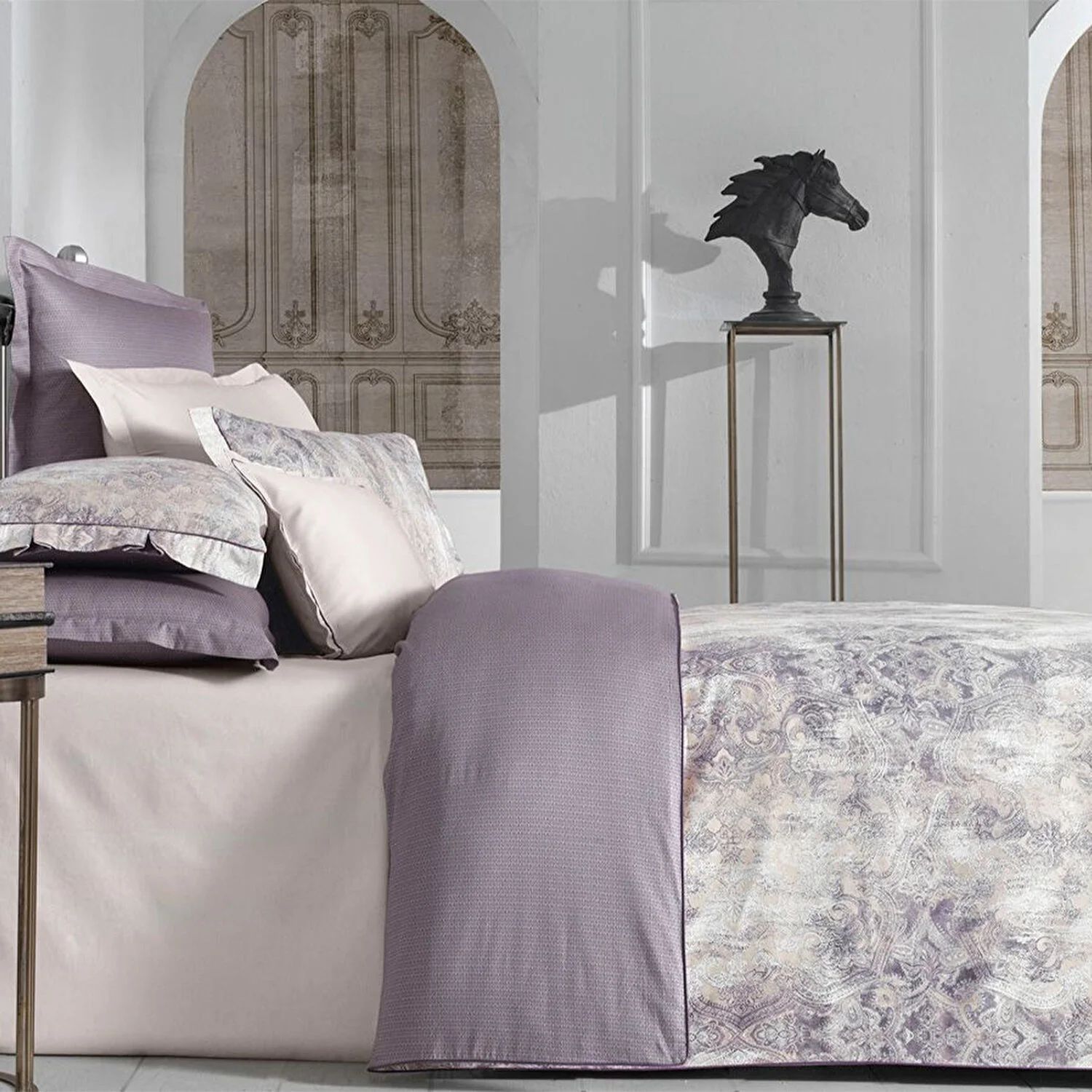 Сарев Триполи Фиолетовый Комплект постельного белья из двойного хлопкового атласа