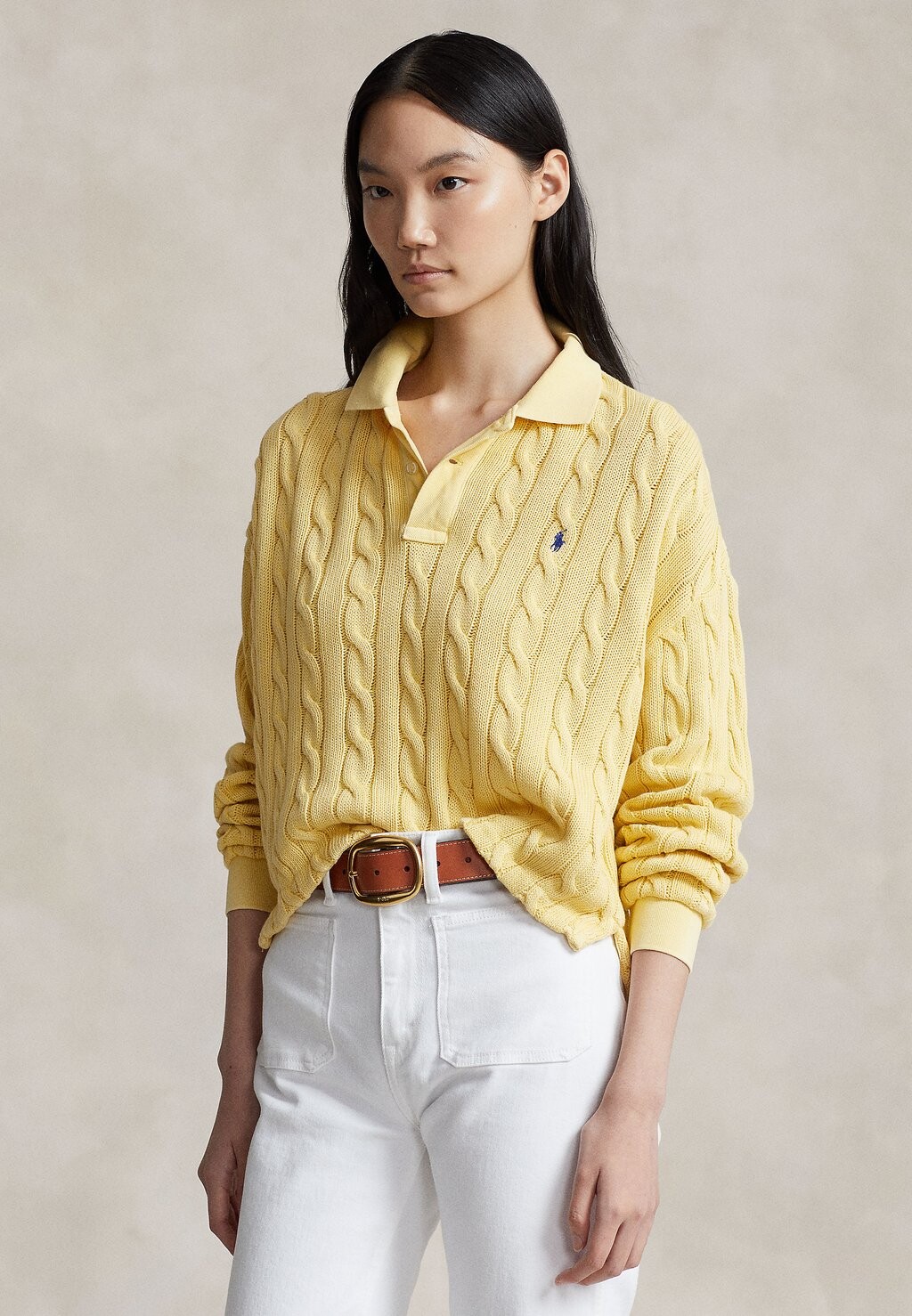 

Свитер Long Sleeve Polo Ralph Lauren, цвет fall yellow