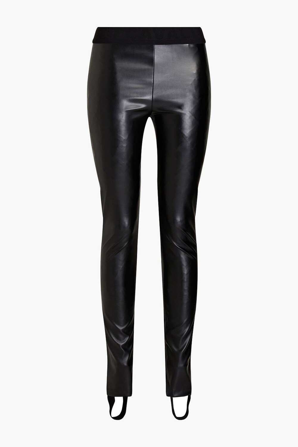 

Леггинсы из искусственной кожи со штрипками JUST CAVALLI, черный