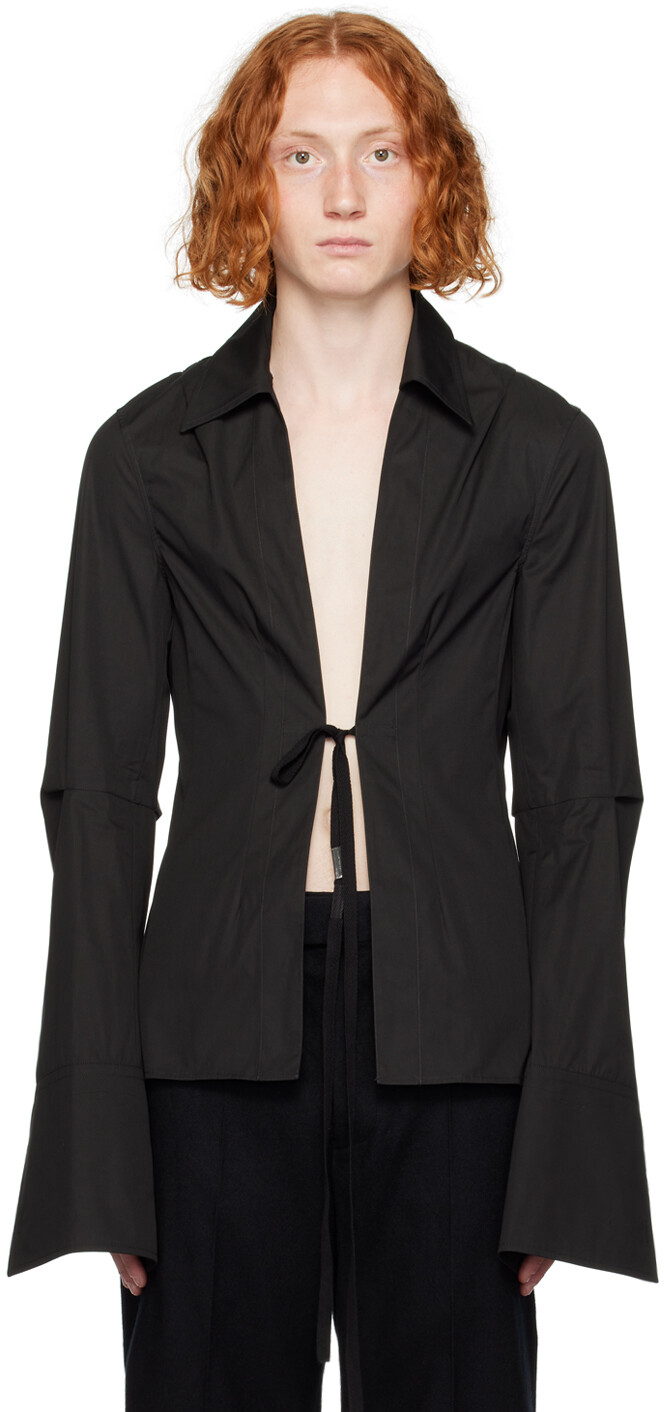 

Черная рубашка Lambrecht Ann Demeulemeester