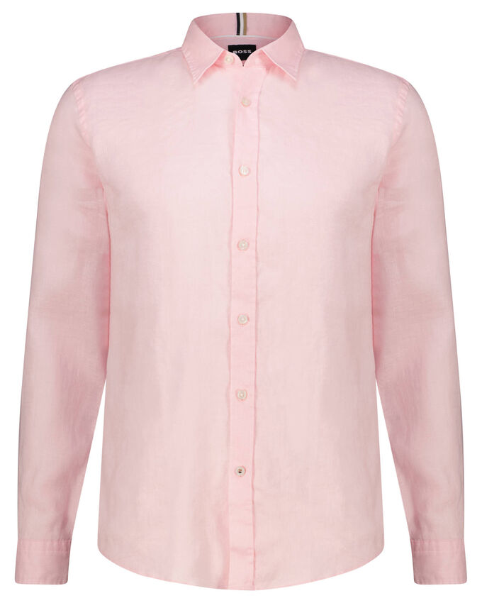 Рубашка Roan Kent приталенного кроя Boss, розовый