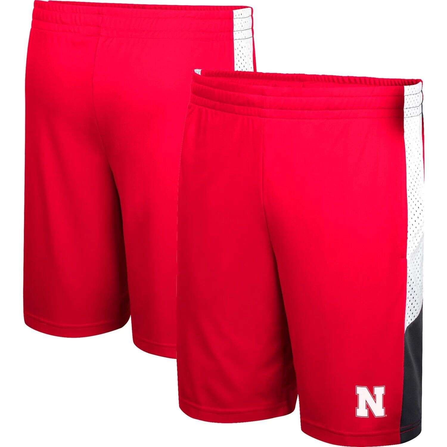 

Молодежные шорты Colosseum Scarlet Nebraska Huskers с цветными блоками Colosseum
