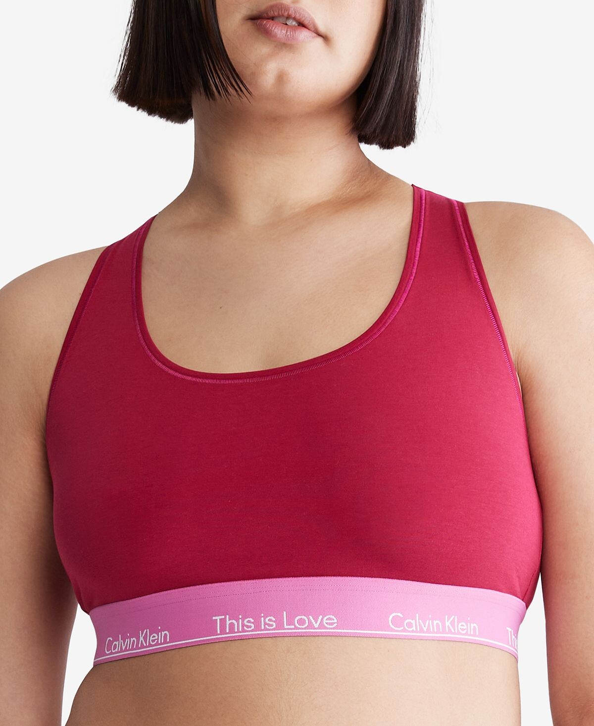 

Бюстгальтер без подкладки Pride This Is Love больших размеров QF7285 Calvin Klein