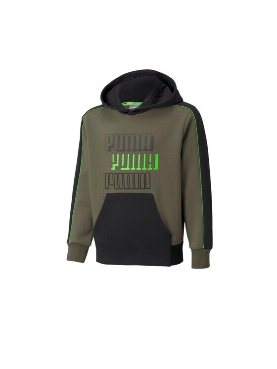 

Толстовка regular fit Puma, зеленый