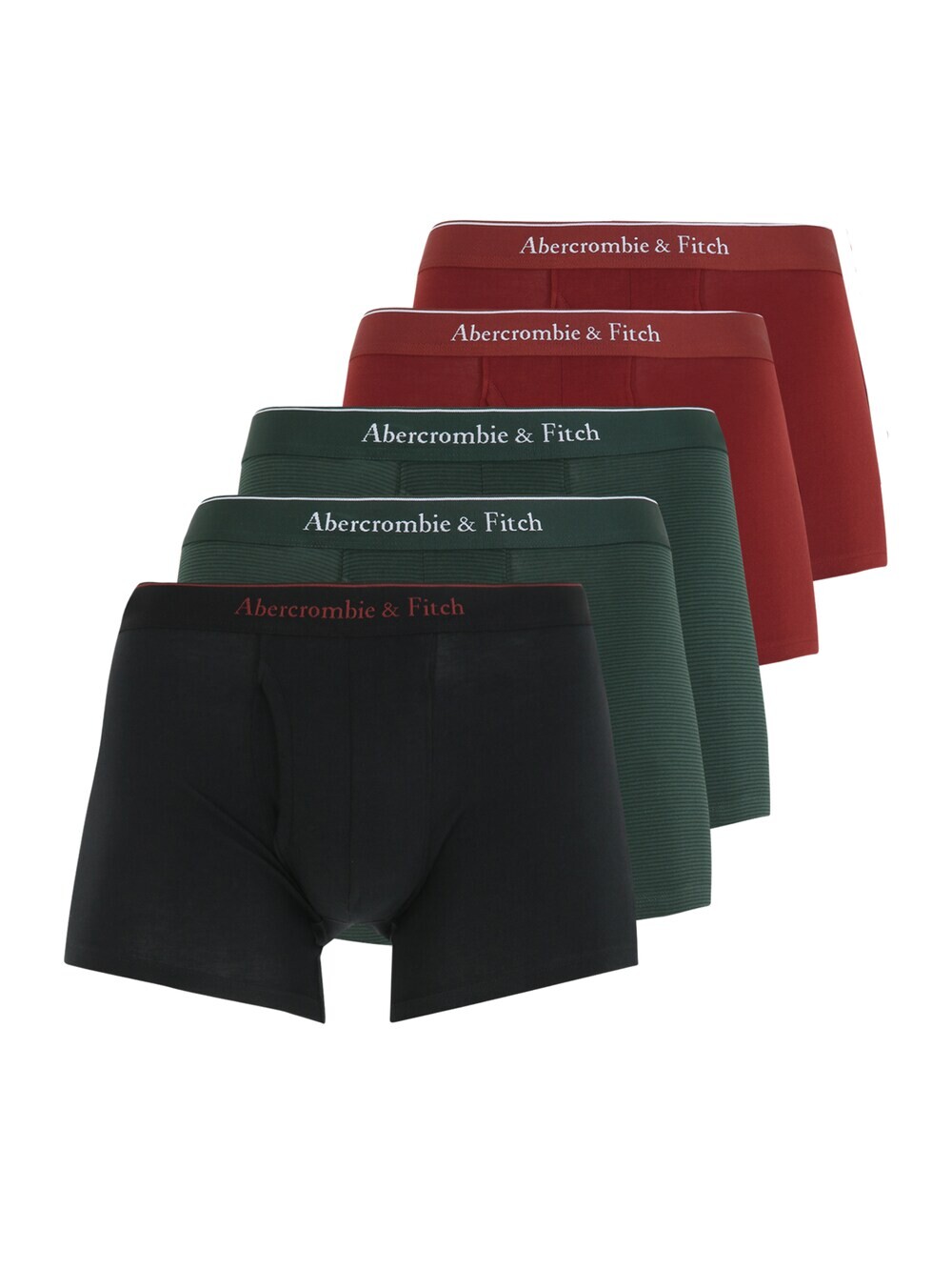 

Трусы боксеры Abercrombie & Fitch HOLIDAY, темно-зеленый/бордовый/черный
