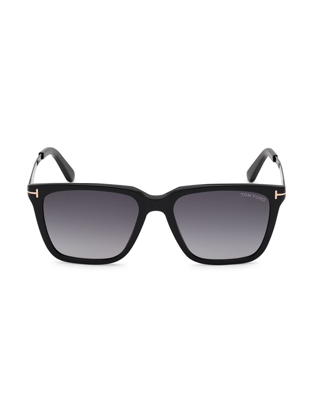 Квадратные солнцезащитные очки Garrett 54 мм Tom Ford, черный цена и фото