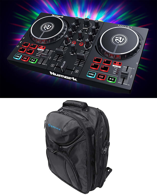 

DJ-Контроллер Numark Party Mix II+RVBACKPACK