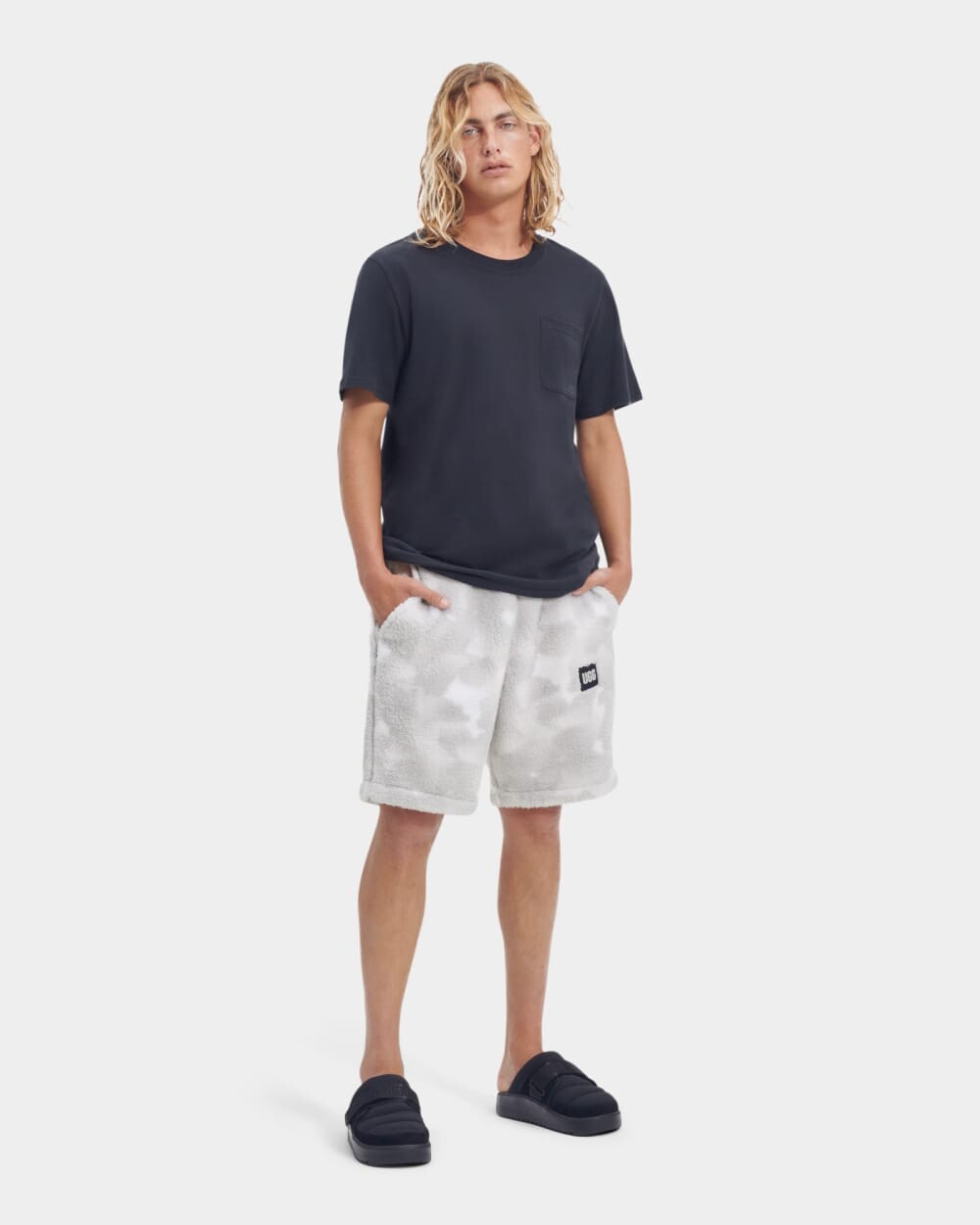 

Шорты Eckard Sherpa Short UGG, белый