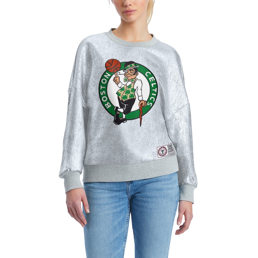 

Толстовка Tommy Jeans Boston Celtics, серебряный