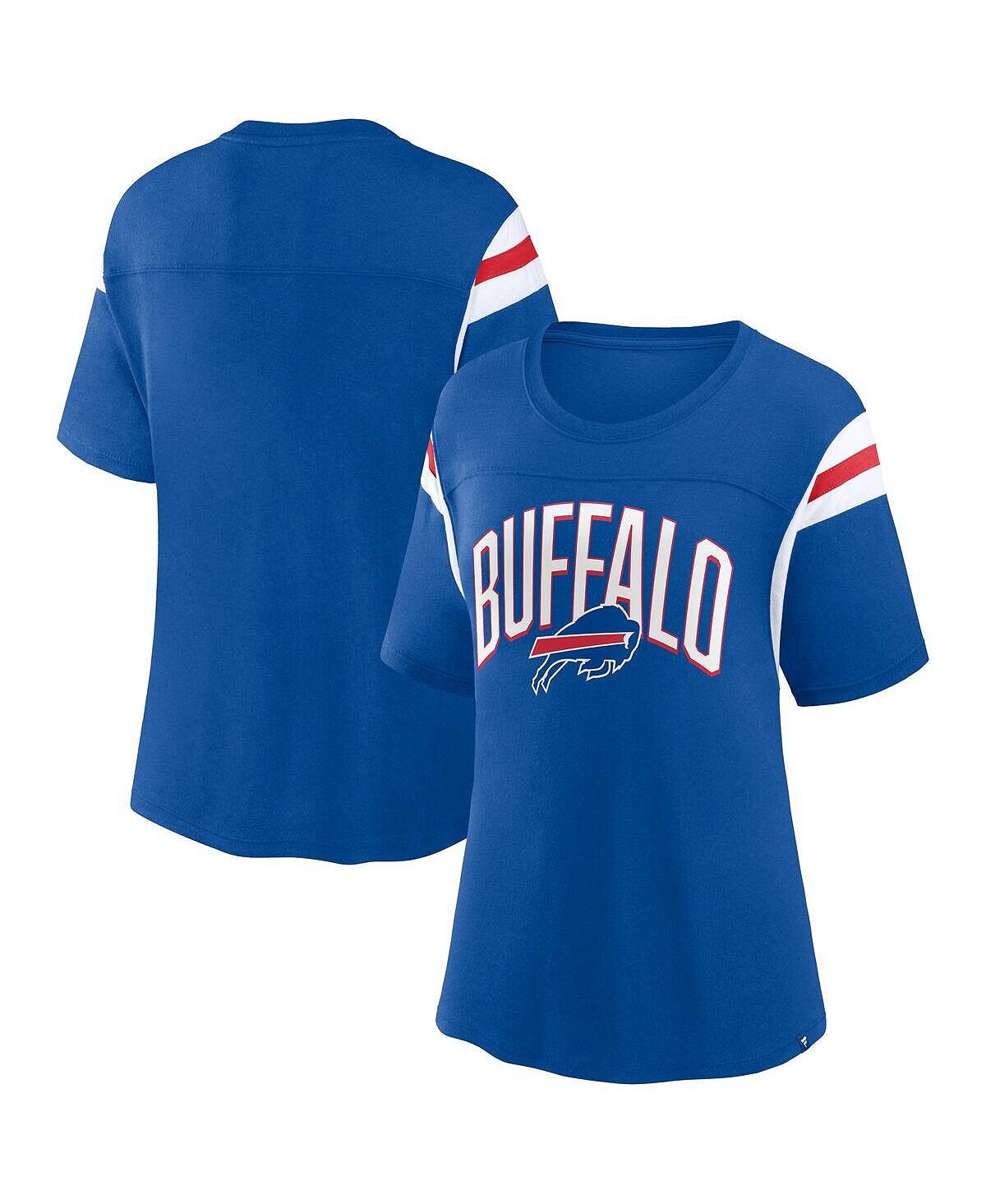 

Женская футболка с полосками Royal Buffalo Bills Earned Fanatics