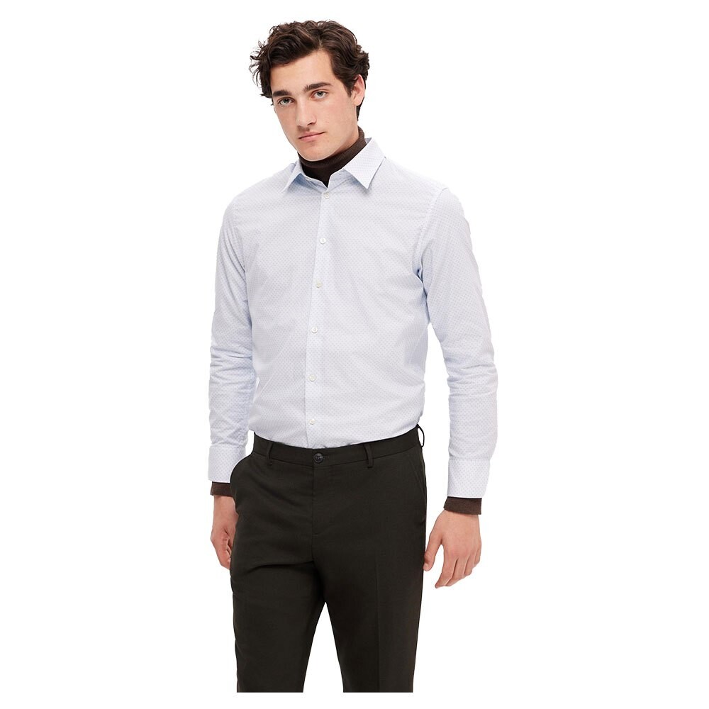 

Рубашка с длинным рукавом Selected Slimsoho-Detail, белый