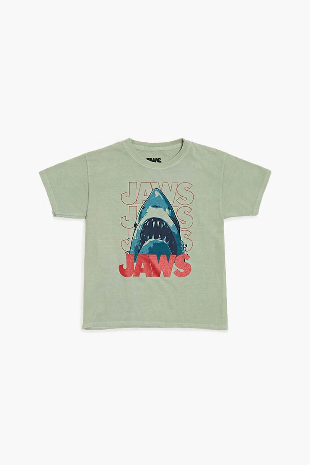 

Детская футболка с рисунком Jaws Forever 21, коричневый