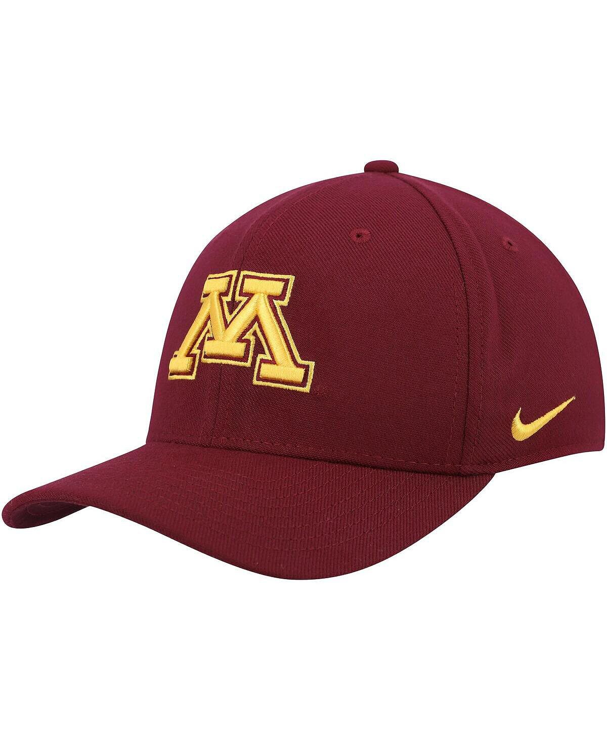 

Мужская бордовая кепка Minnesota Golden Gophers Classic99 с логотипом Swoosh Performance Flex. Nike