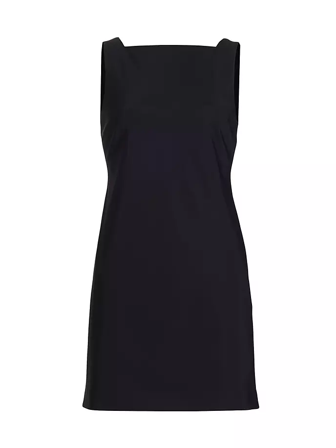 

Мини-платье А-силуэта без рукавов Theory, черный