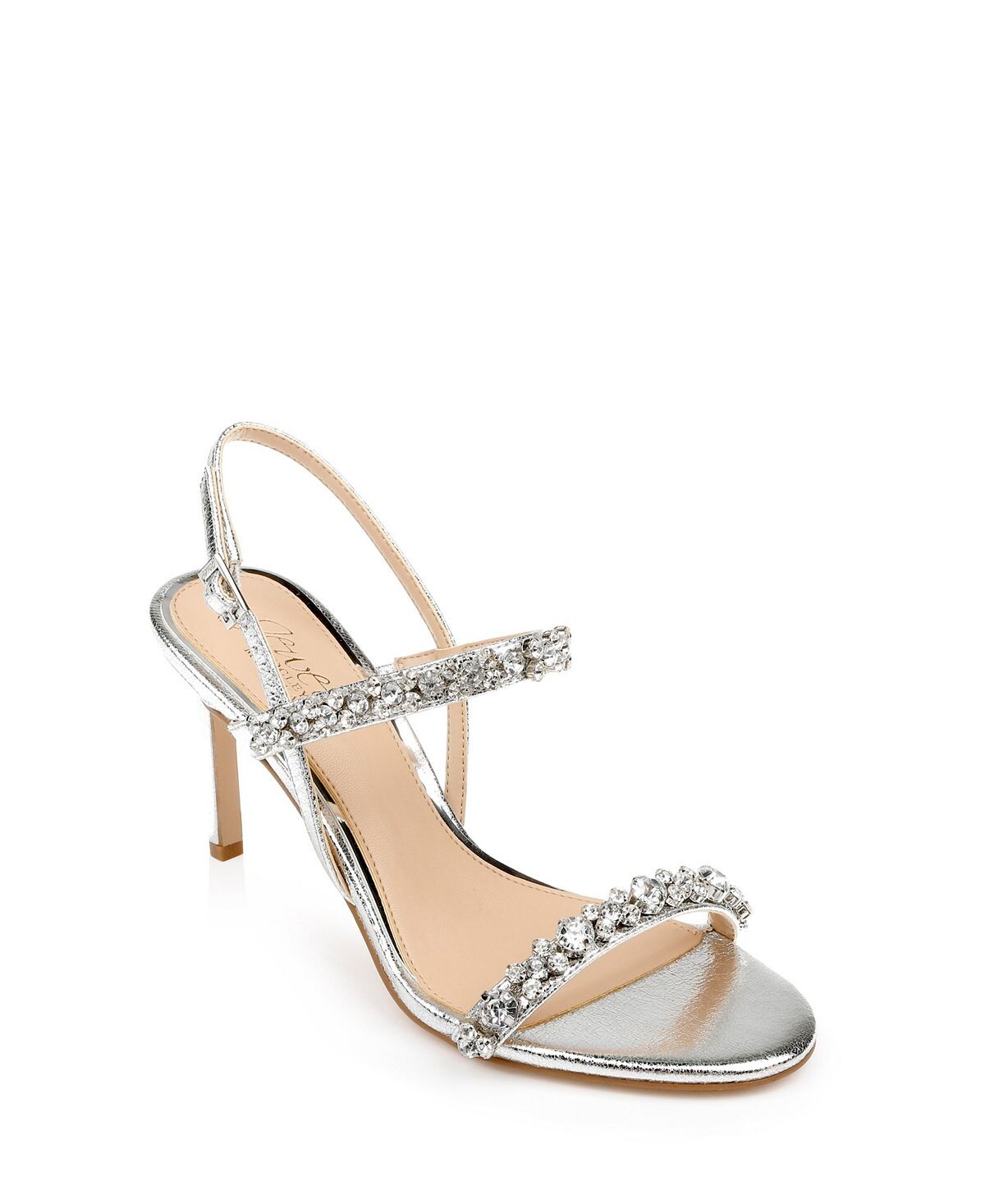 

Женские вечерние сандалии Donna Jewel Badgley Mischka, серебро