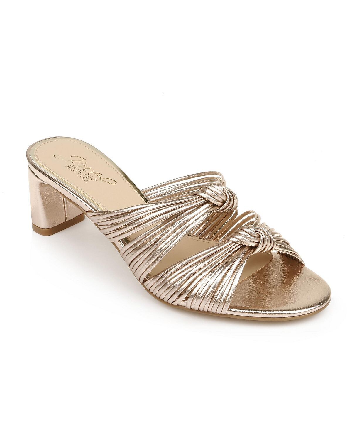 

Женские сандалии-мюли Cheryl Evening Jewel Badgley Mischka