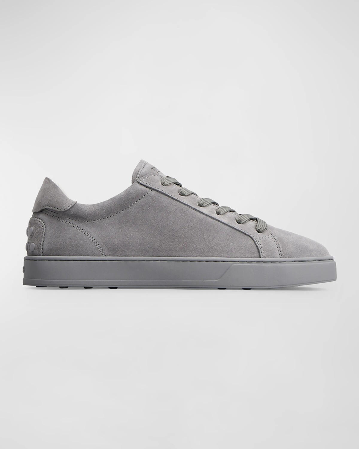 

Мужские низкие замшевые кроссовки Allacciata Tod's, цвет Dark Grey