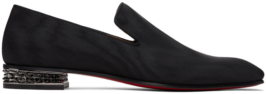 

Черные лоферы Dandyrocks Christian Louboutin, Черный