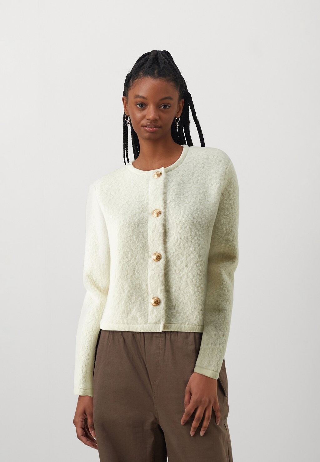 

Легкая куртка SOFT Gina Tricot, цвет cream