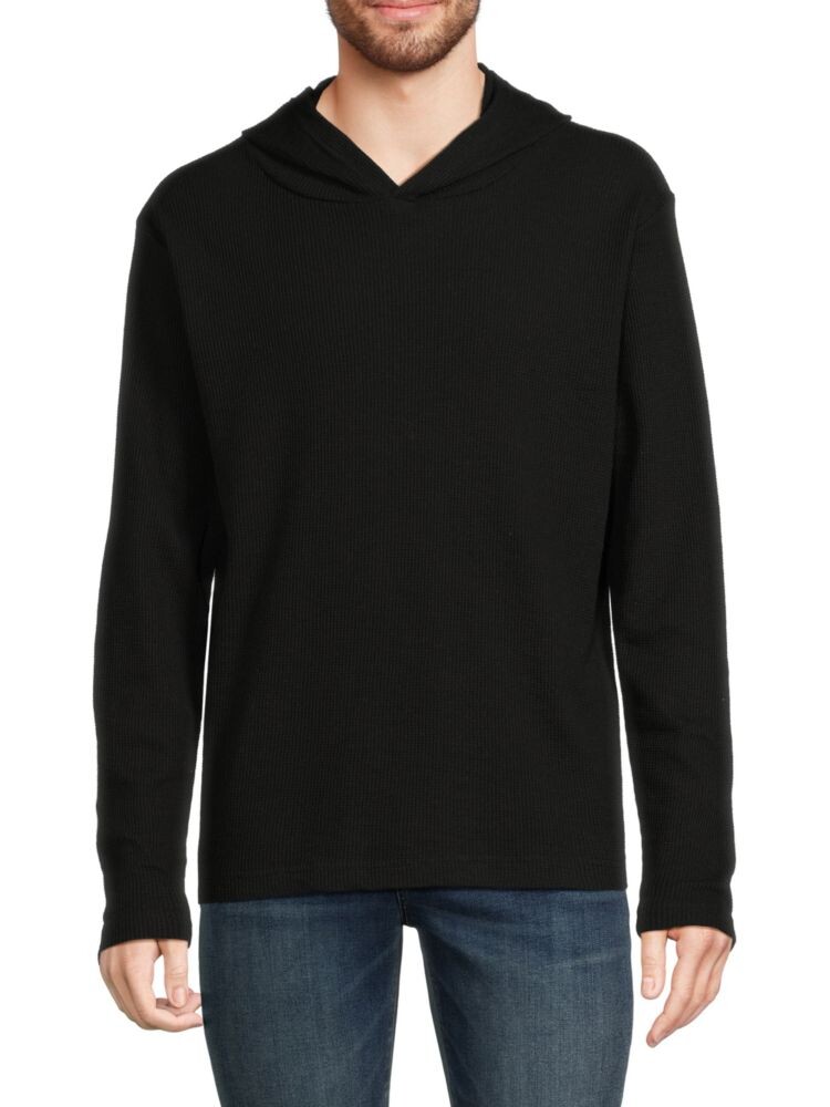 

Твердая толстовка с капюшоном Fleece Factory, черный