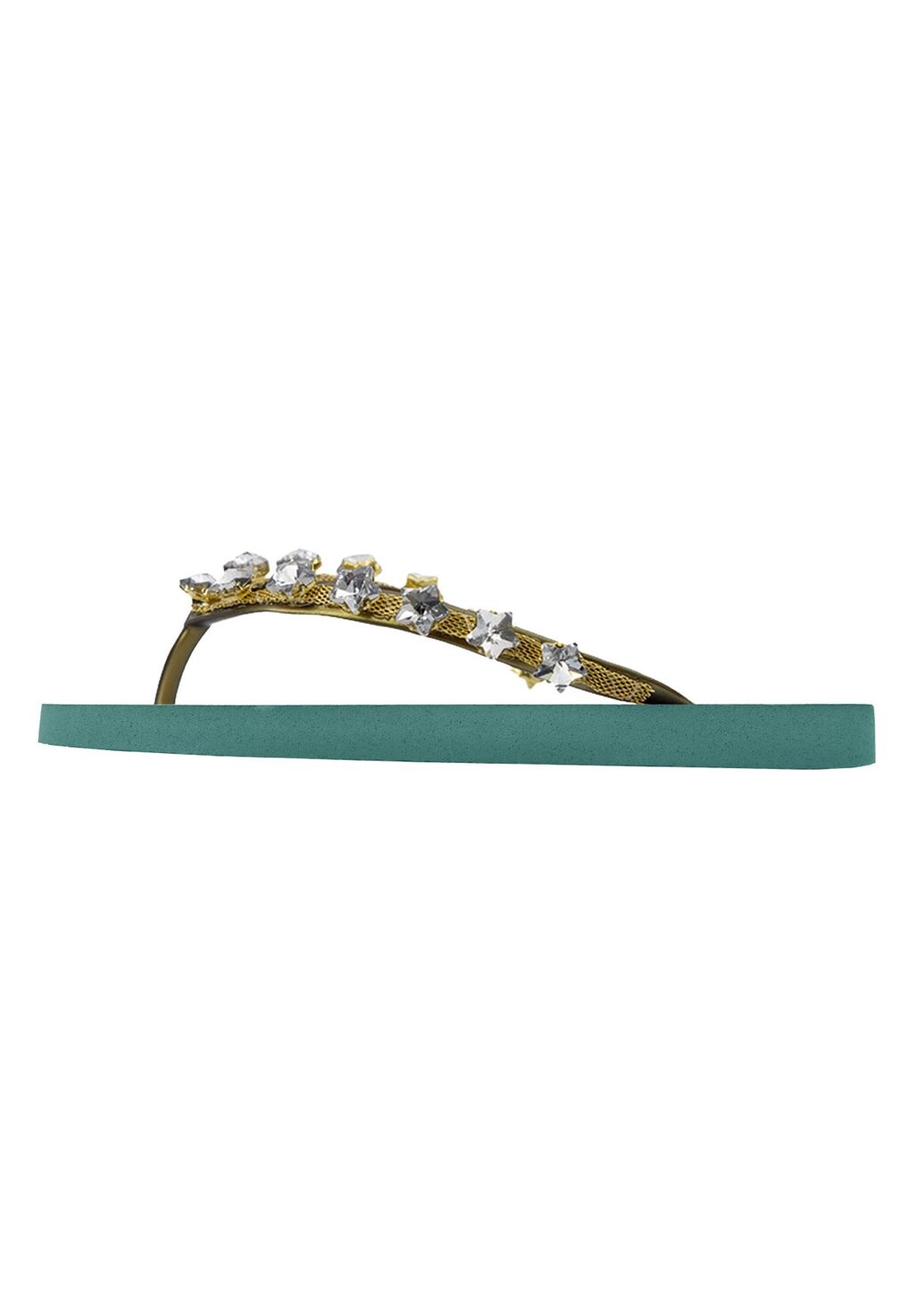 

Шлепанцы LITTLE CHRYSTAL STAR Uzurii, цвет forest green