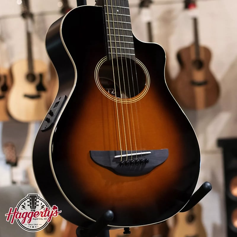 Акустическая гитара Yamaha 3/4-Size Thin-Line Cutaway Acoustic Guitar, APXT2 Old Violin Sunburst