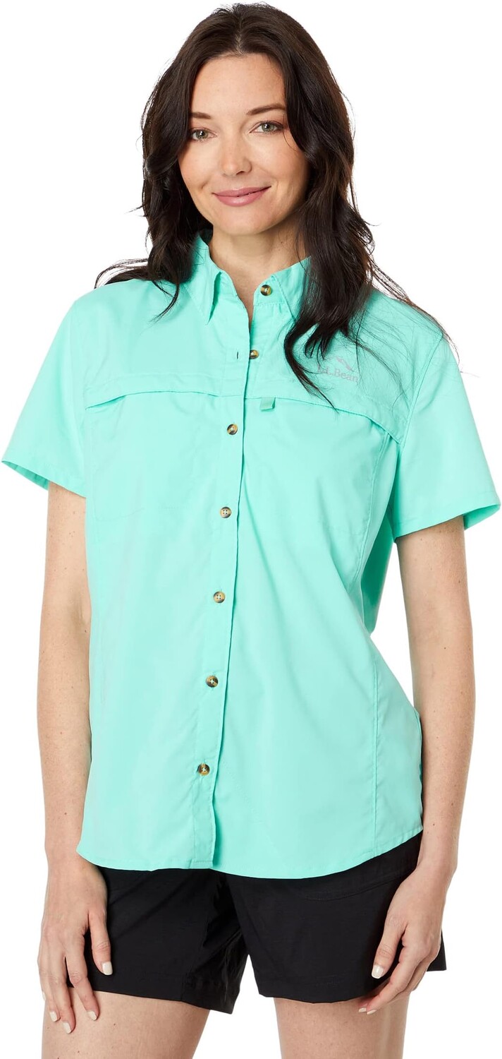 

Рубашка Tropicwear с коротким рукавом L.L.Bean, цвет Faded Jade