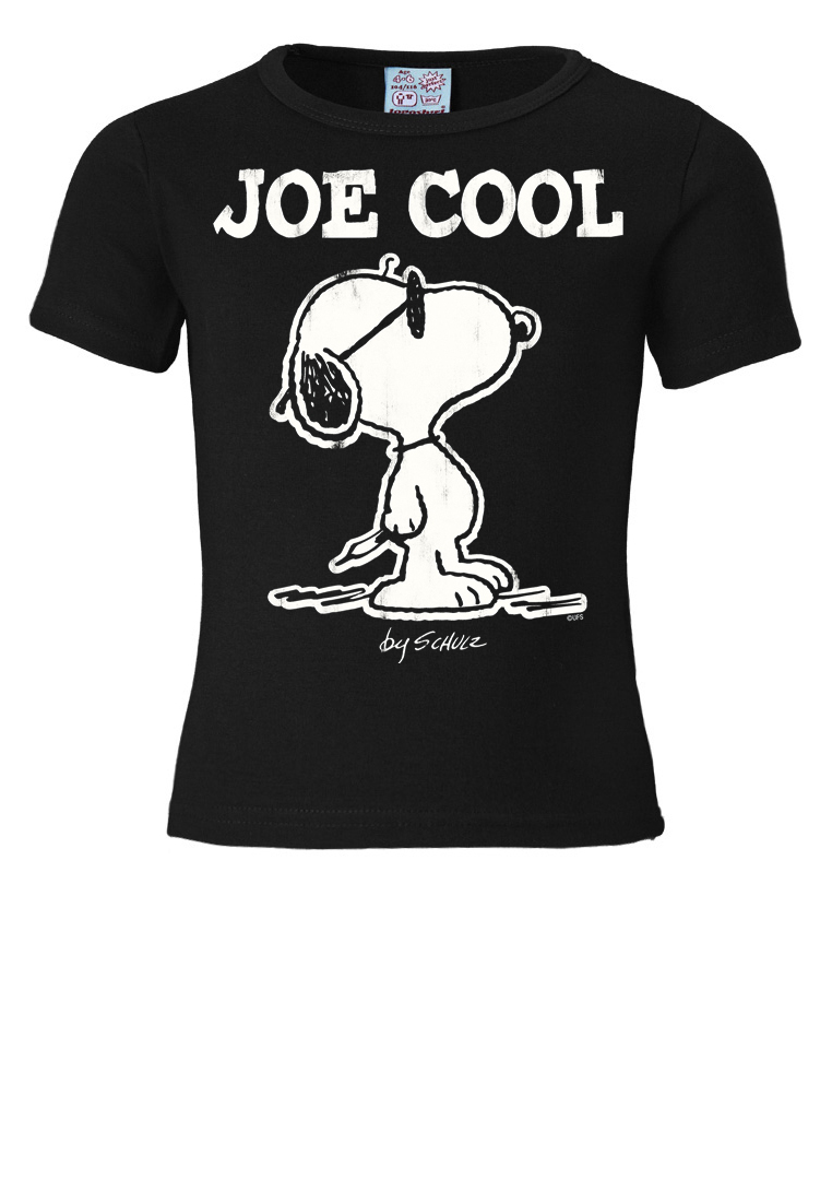 Футболка Logoshirt Snoopy Peanuts Joe Cool, черный цена и фото