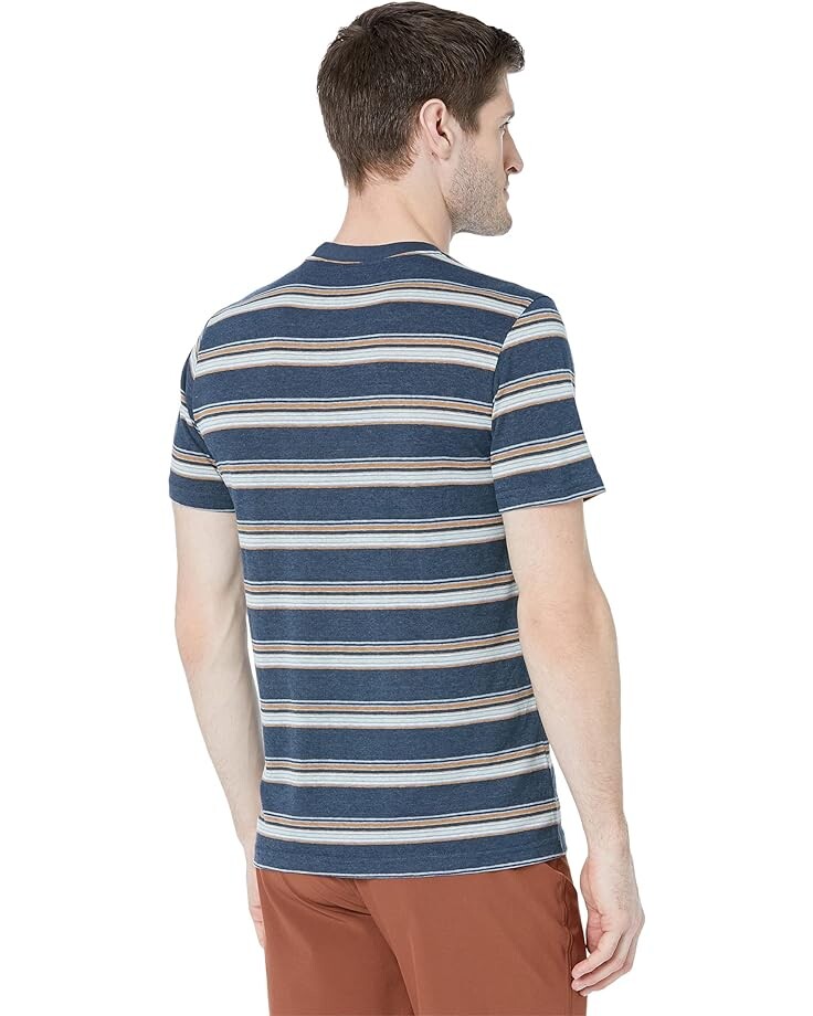 

Футболка Prana Cardiff Short Sleeve Pocket T-Shirt, цвет Nautical Stripe
