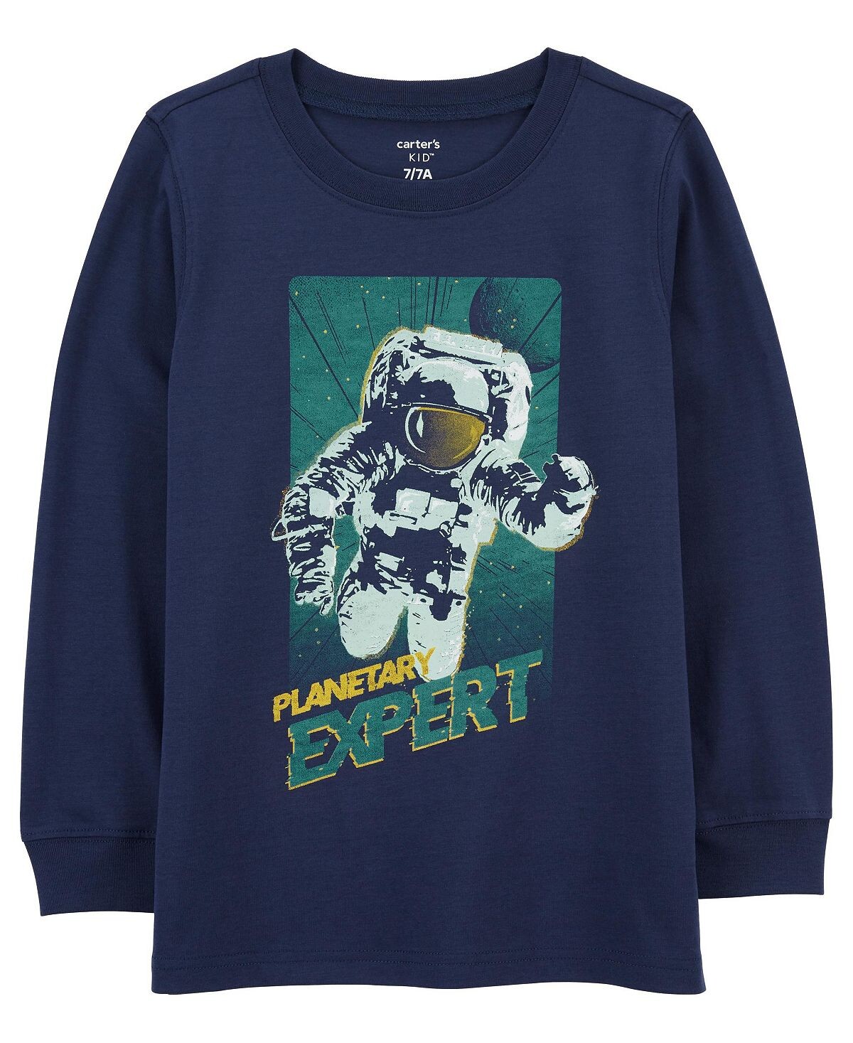 

Трикотажная футболка Little Boys Planetary Expert Astronaut Carter's