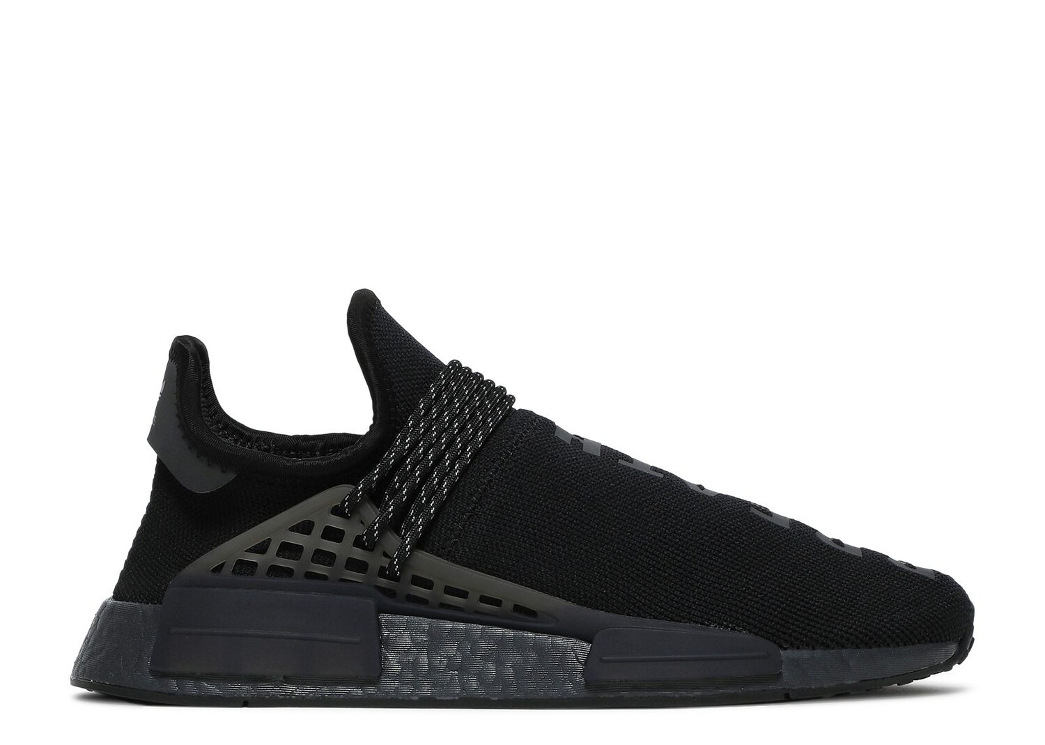 Кроссовки adidas Pharrel X Nmd Human Race 'Triple Black', черный кроссовки adidas nmd r1 primeknit japan triple black черный