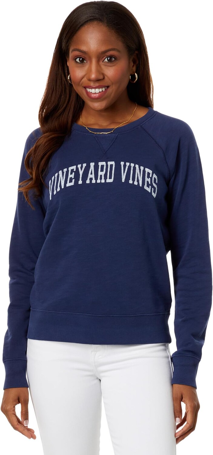 

Толстовка Slub Graphic Terry Crew Neck Vineyard Vines, цвет Nautical Navy