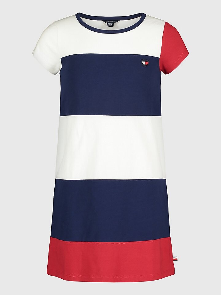 

Детское платье с цветными блоками Tommy Hilfiger