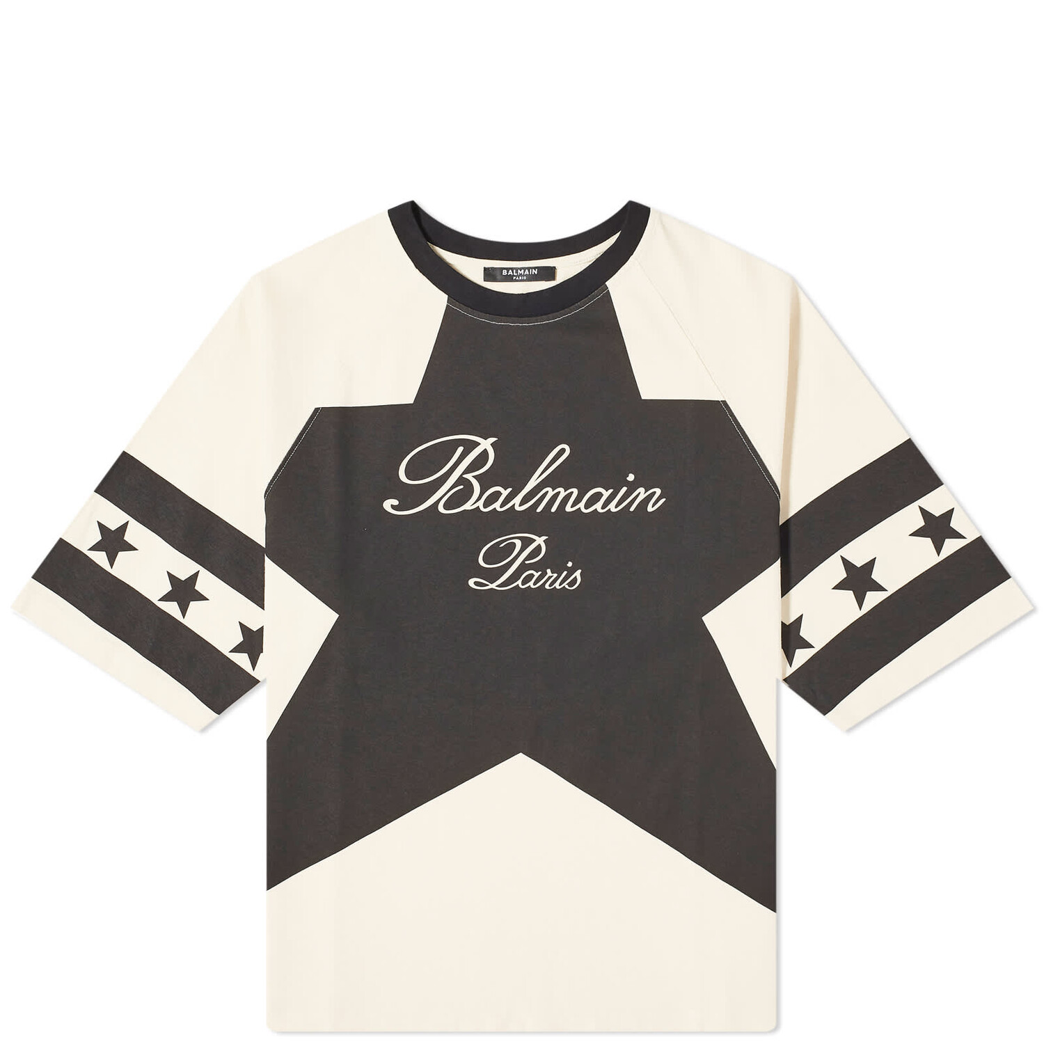 

Футболка Balmain Signature Stars Bulky, мульти