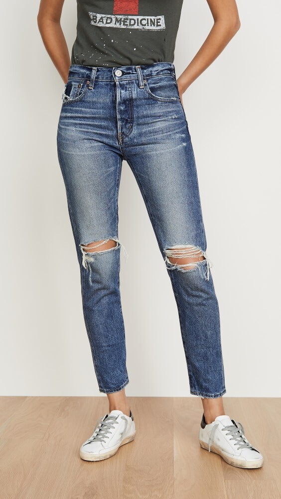 

Джинсы MOUSSY VINTAGE Beckton Tapered, синий