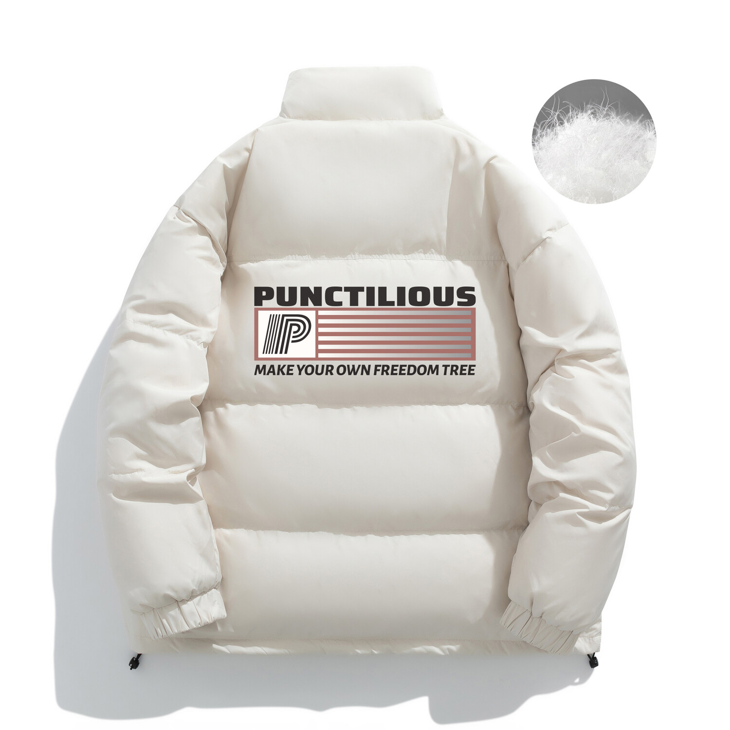 

Пуховик унисекс PUNCTILIOUS, Хаки