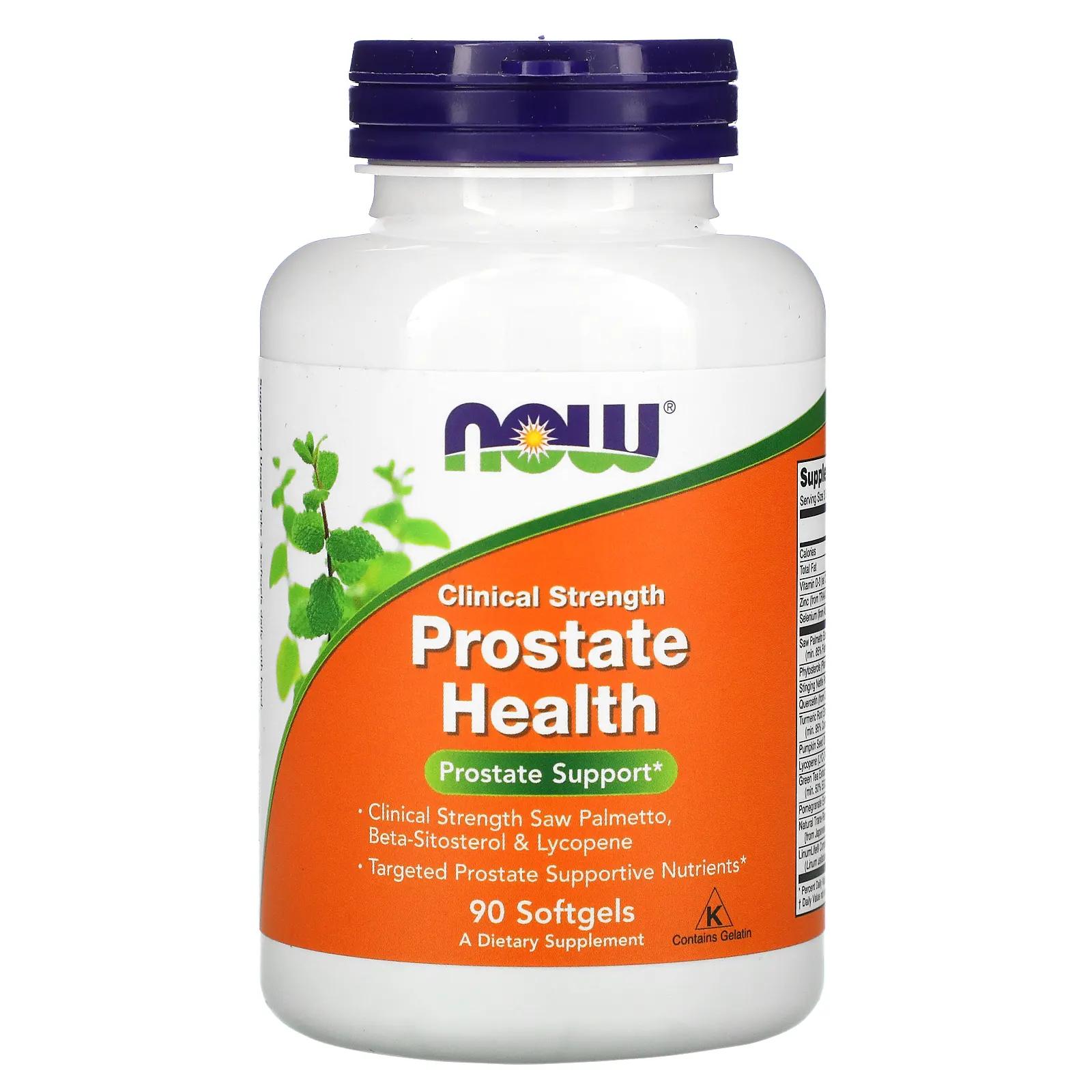 Now Foods Clinical Strength Prostate Health 90 капсул now foods prostate support 90 мягких таблеток