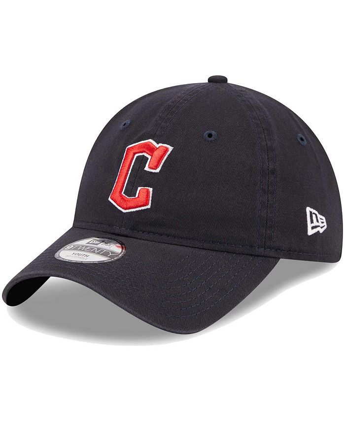 цена Гибкая кепка темно-синего цвета для мальчиков и девочек Cleveland Guardians Team 9Twenty New Era, синий