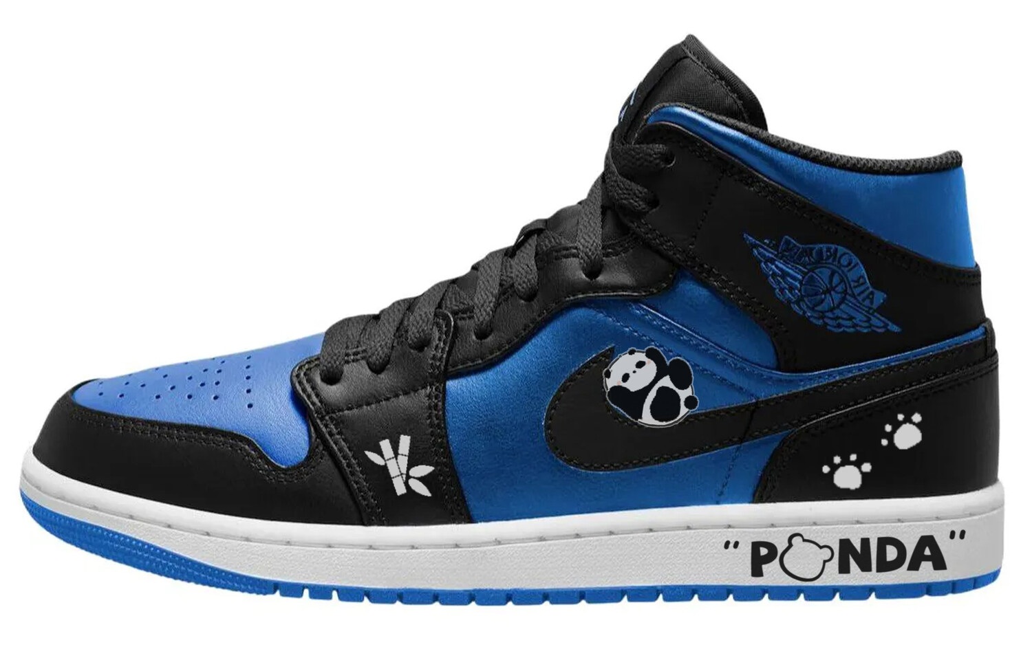 

Баскетбольные кроссовки Air 1 Vintage Men Mid-Top Black/Blue Jordan