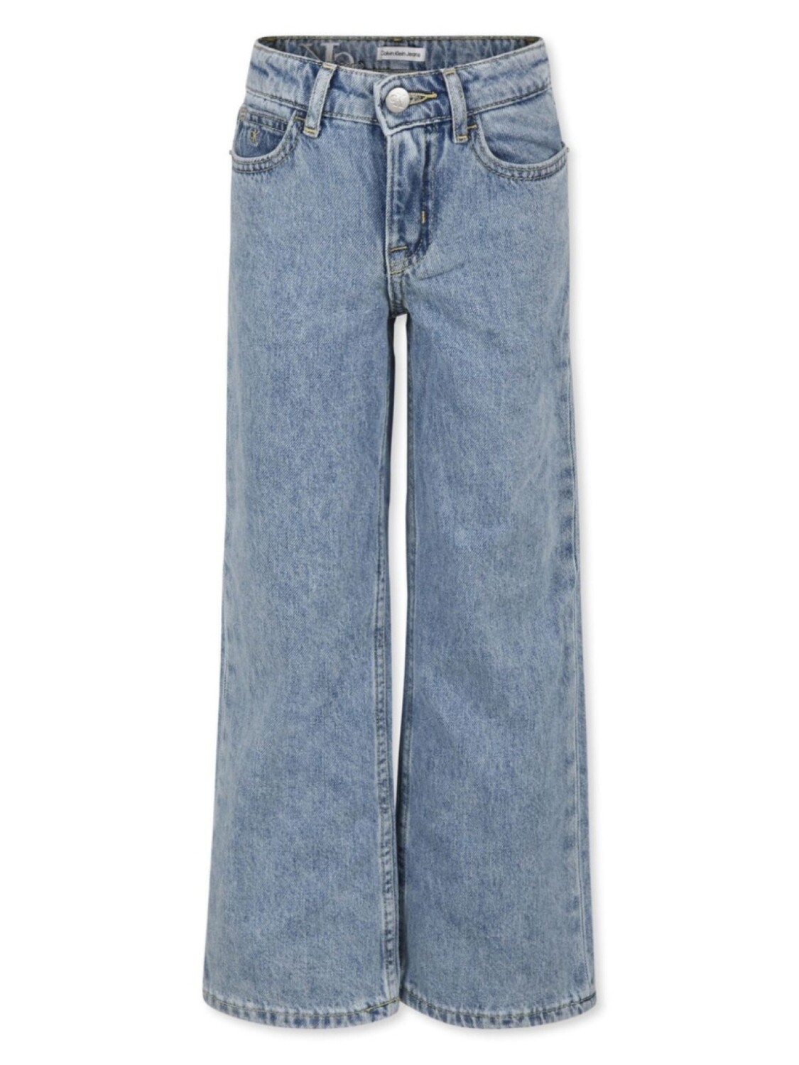 

Джинсы с вышитым логотипом Calvin Klein Kids, синий
