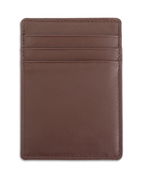 

Кожаный магнитный кошелек с зажимом для денег ROYCE New York, цвет Brown