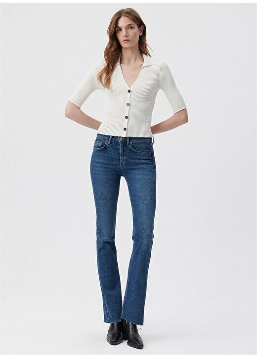 

Темно-синие женские джинсовые брюки Icon Flare Boot Cut 101225-80680 Mavi
