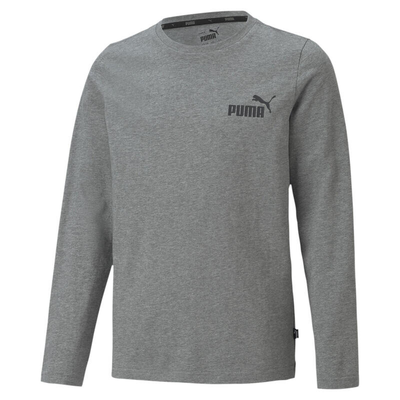 

Детская футболка с длинным рукавом с логотипом PUMA No. 1 Essentials, цвет gris