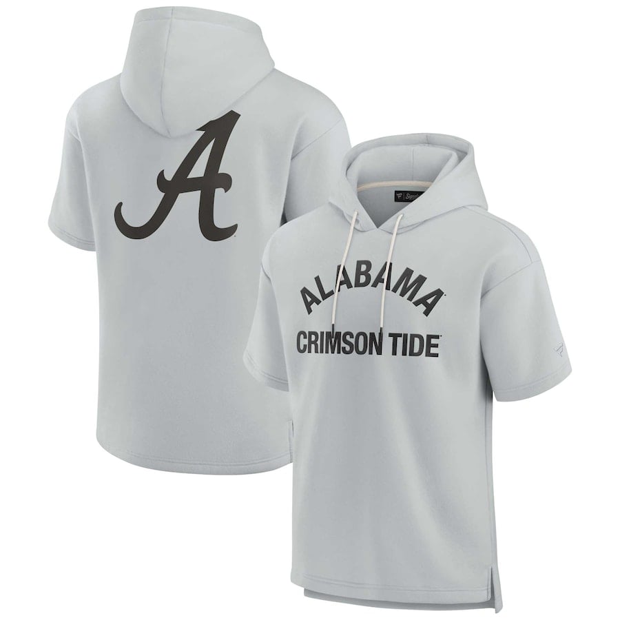 

Пуловер с капюшоном Fanatics Signature Alabama Crimson Tide, серый