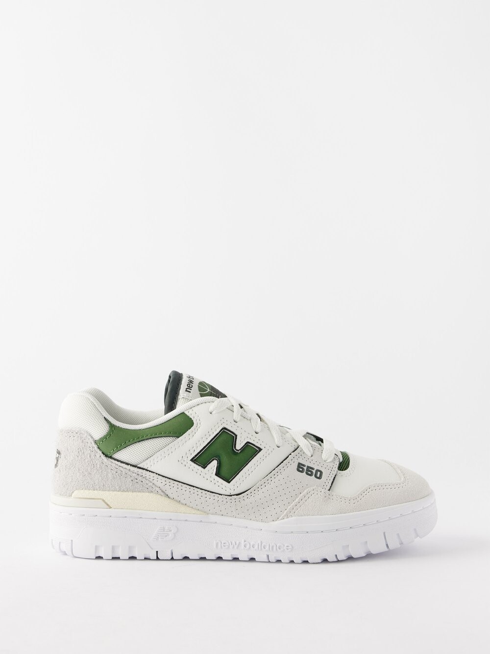 

Кроссовки 550 из замши и сетки New Balance, бежевый